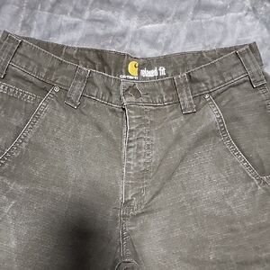 Carhartt Men's Doubke KneeCargo Pants in Brown